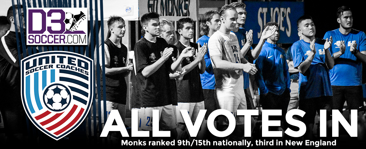 Men’s Soccer Ranked 9th & 15th Nationally, Third in New England