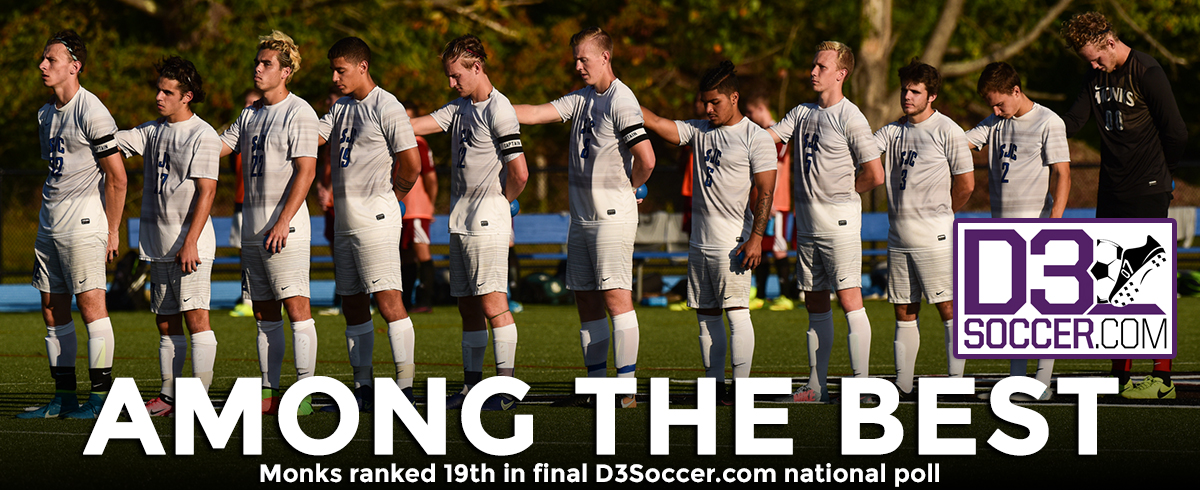 Monks Ranked 19th in Final D3Soccer.com National Poll