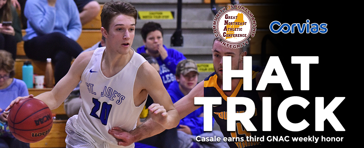 Casale Claims Third GNAC Rookie of the Week Award