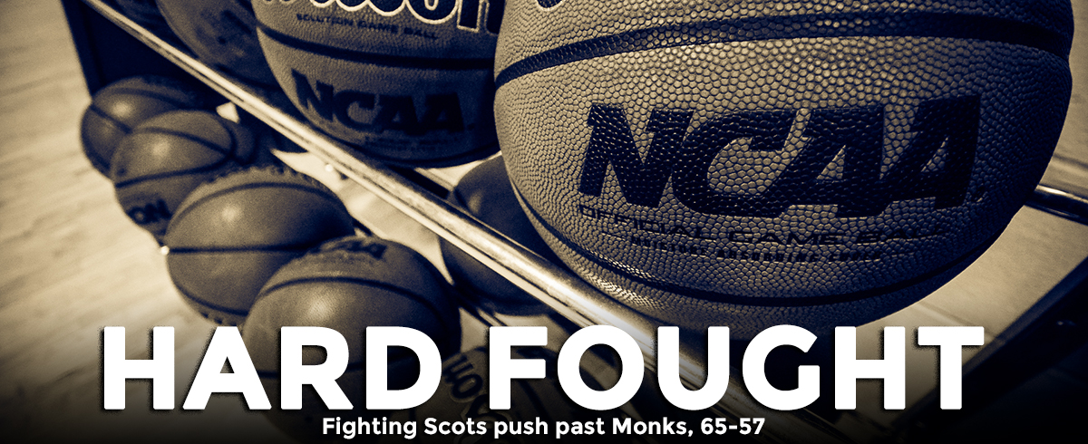 Monks Fall to Fighting Scots, 65-57