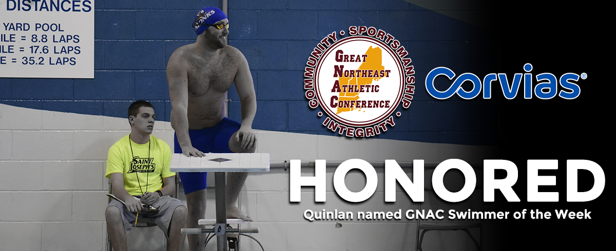 Quinlan Named GNAC Swimmer of the Week