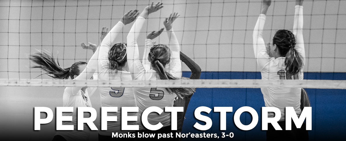 Monks Blow Past Nor'easters, 3-0
