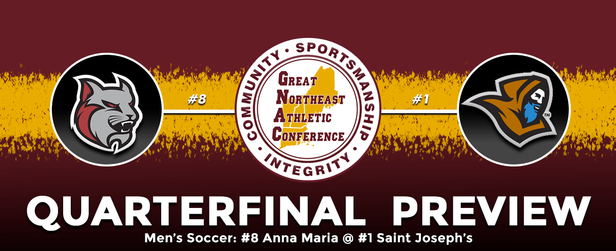 GNAC Tournament Quarterfinal Preview: #8 Anna Maria @ #1 Saint Joseph's