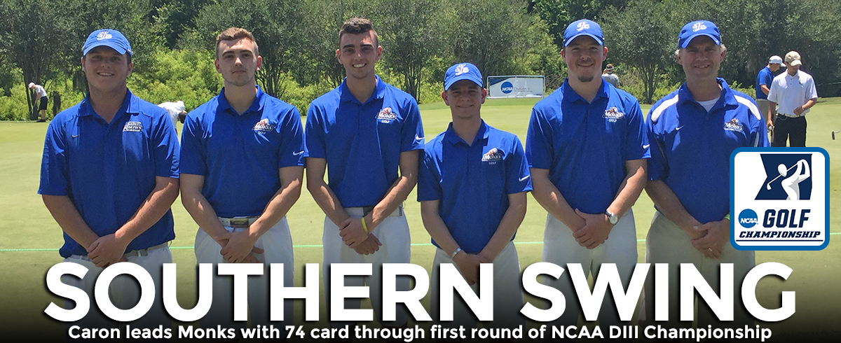 Caron Leads Monks with 74 Card on First Round of NCAA DIII Championship
