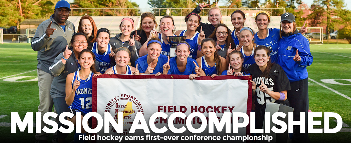 LATE POMERLEAU STRIKE LEADS MONKS TO FIRST-EVER CONFERENCE TITLE