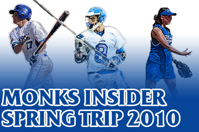 Monks Insider Features Seniors on Spring Trips