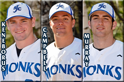 Collegiate Baseball Tabs Three Monks as "Players to Watch"