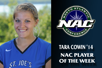 Cowin Tabbed as NAC Player of the Week