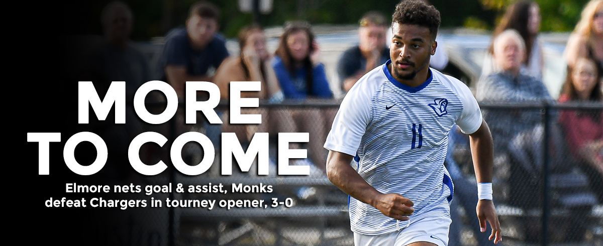 Monks Prevail Over Chargers in GNAC Tourney Opener, 3-0