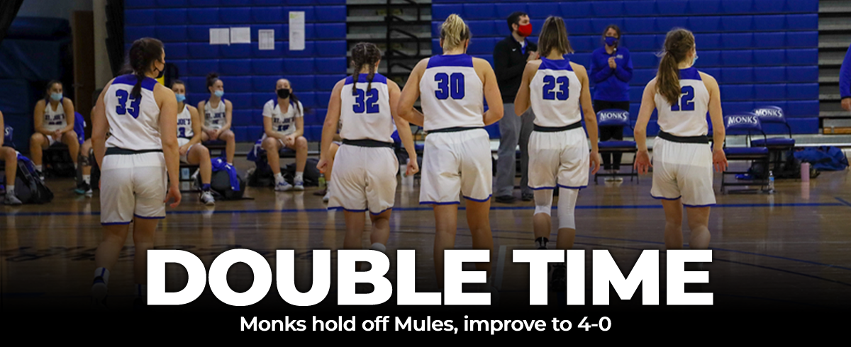 Monks Hold Off Mules, 59-50