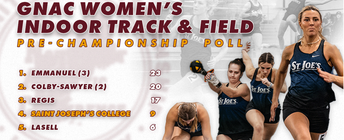 SJC Women Forecasted to Place Fourth at 2024 GNAC Indoor Championship