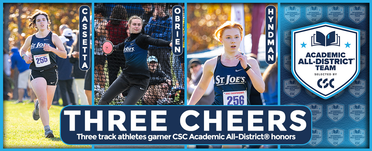 Three SJC Women's TF/XC Athletes Collect CSC Academic All-District® Honors