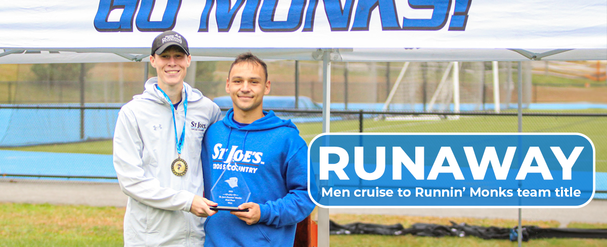Men's Cross Country wins Runnin' Monks Team Title
