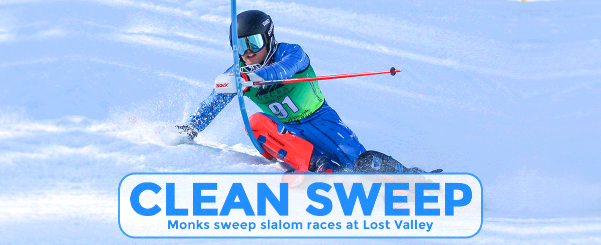 Monks Sweep Slalom Races at Lost Valley