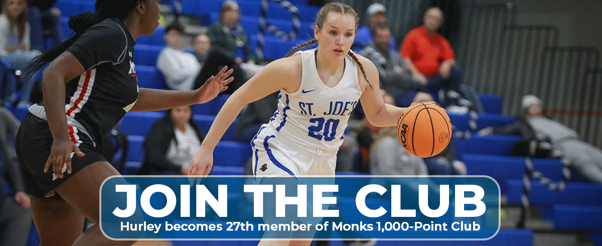 Hurley Becomes 27th Member of Monks' 1,000-Point Club