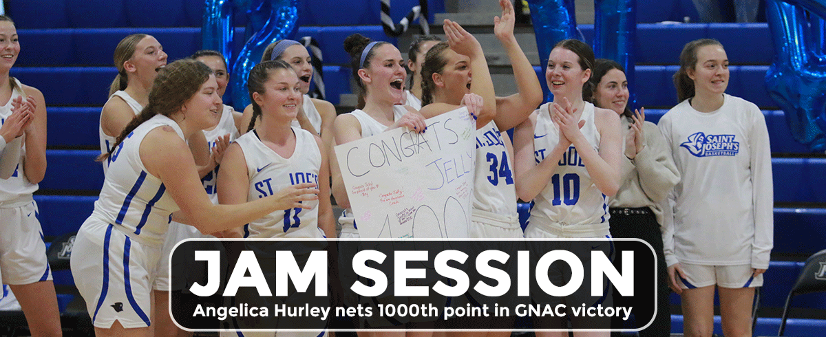 Hurley Nets 1000th Point in GNAC Victory