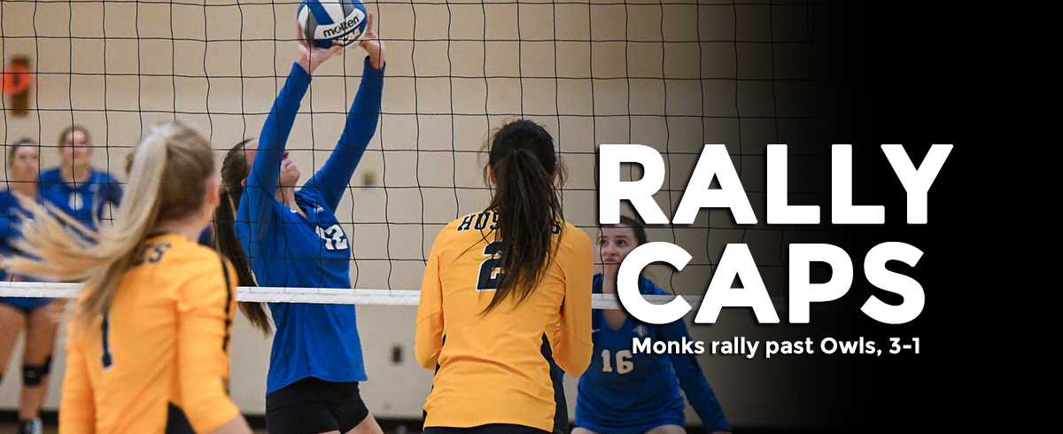 Monks Rally Past Owls, 3-1