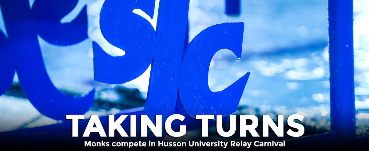 Monks Compete in Husson University Relay Carnival