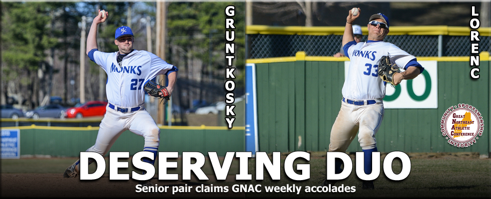 Lorenc & Gruntkosky Collect GNAC Weekly Honors