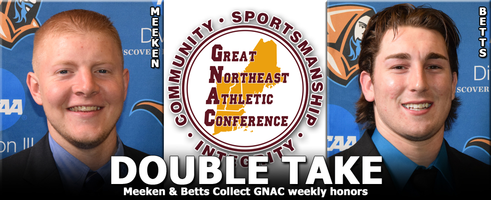 Meeken & Betts Collect GNAC Weekly Honors