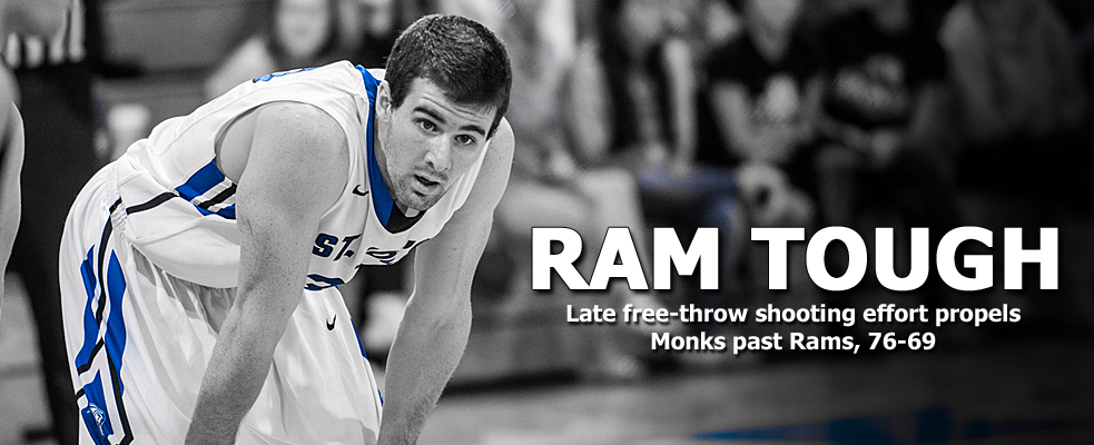 Monks Win See-Saw Battle with Rams, 76-69