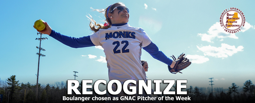 Boulanger Tabbed as GNAC Softball Pitcher of the Week