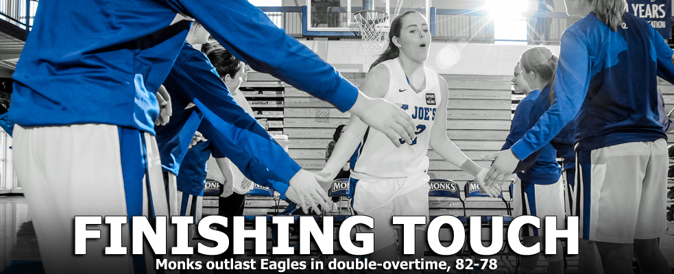 Monks Edge Eagles in Double-Overtime, 82-78