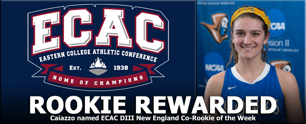 Caiazzo Honored as ECAC Co-Rookie of the Week