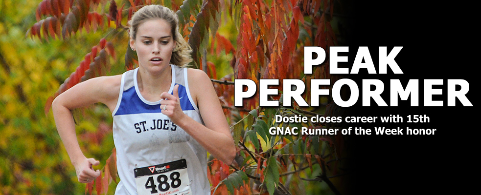 Dostie Closes Career with 15th GNAC Top Runner Honor