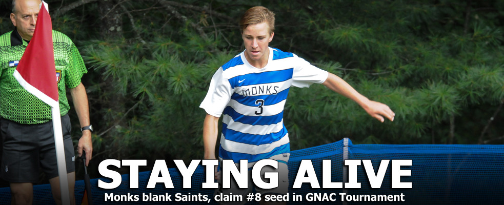 Monks Earn GNAC Tourney Berth with 2-0 Victory over Emmanuel