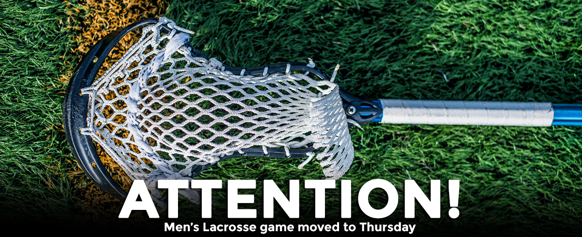 GNAC Men’s Lacrosse Matchup Moved to Thursday
