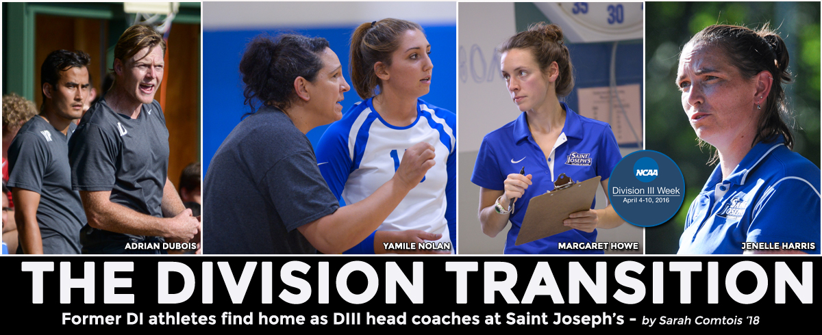 Former DI Athletes Find Home as DIII Coaches at Saint Joseph's
