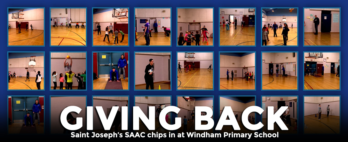 Saint Joseph's SAAC Members Provide Instruction at Windham Primary School