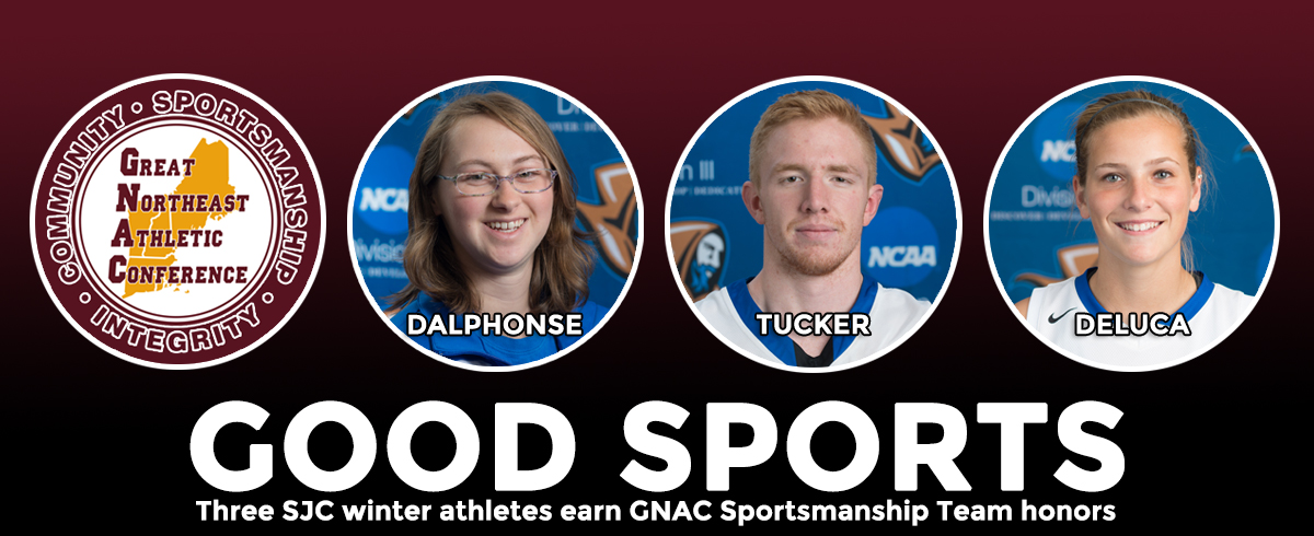 Dalphonse, Tucker, and DeLuca Collect GNAC All-Sportsmanship Team Honors