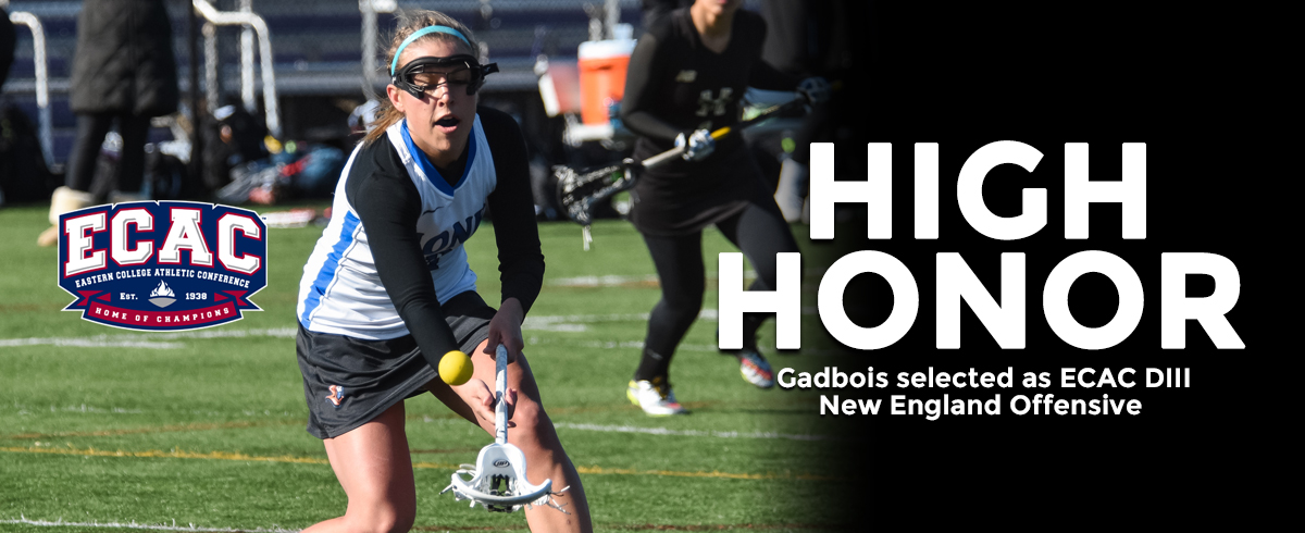 Gadbois Named ECAC DIII New England Offensive Player of the Week