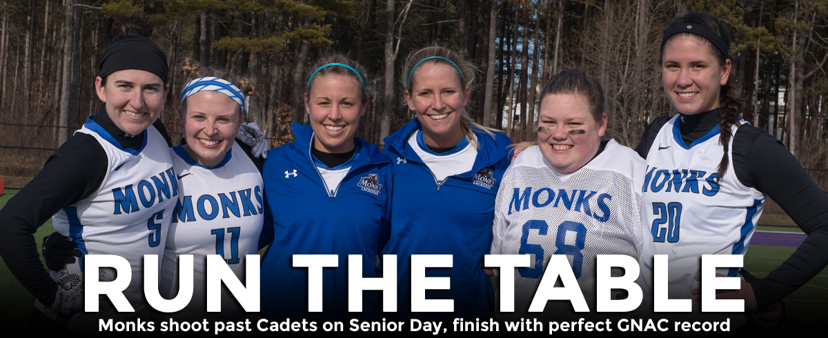 Monks Shoot Past Cadets on Senior Day, 16-4