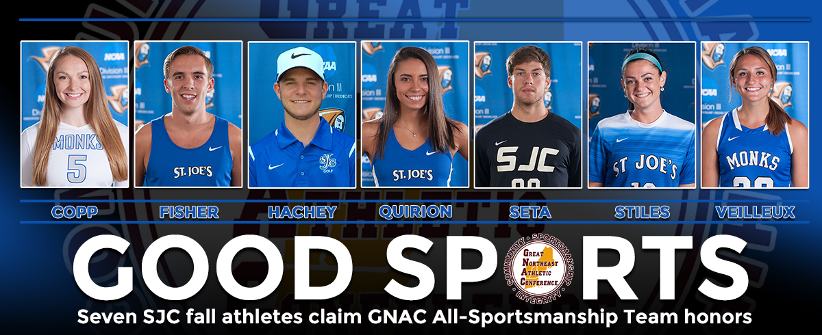 Seven SJC Fall Athletes Collect GNAC All-Sportsmanship Team Honors