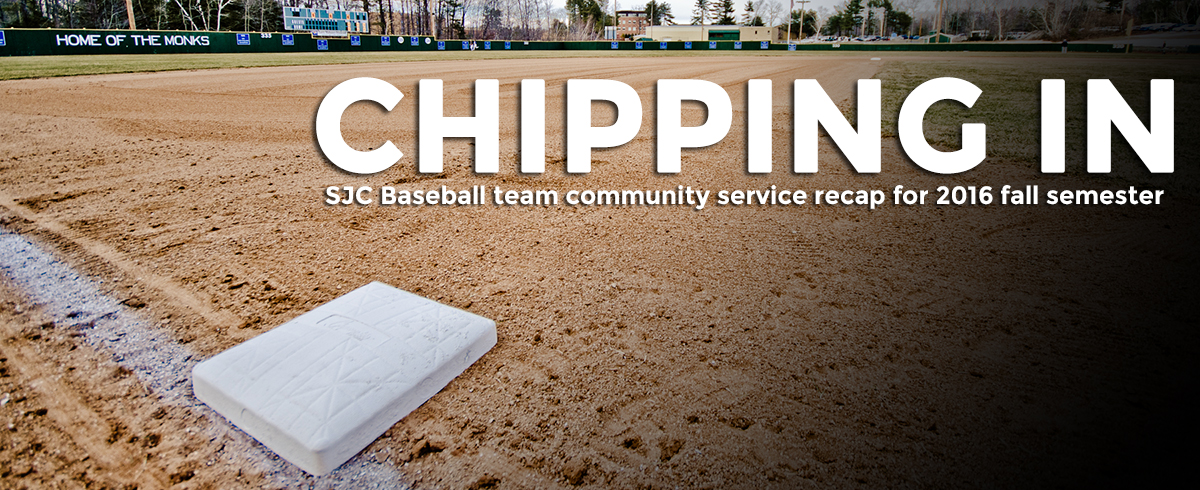 SJC Baseball Community Service Recap for the 2016 Fall Semester