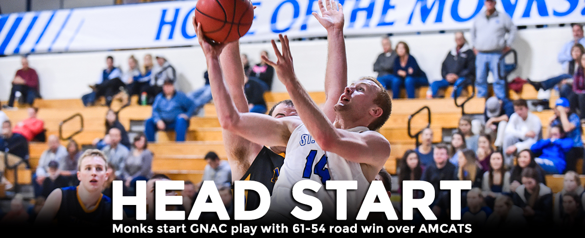 Monks Kick Off Conference Play with 61-54 Win Over AMCATS