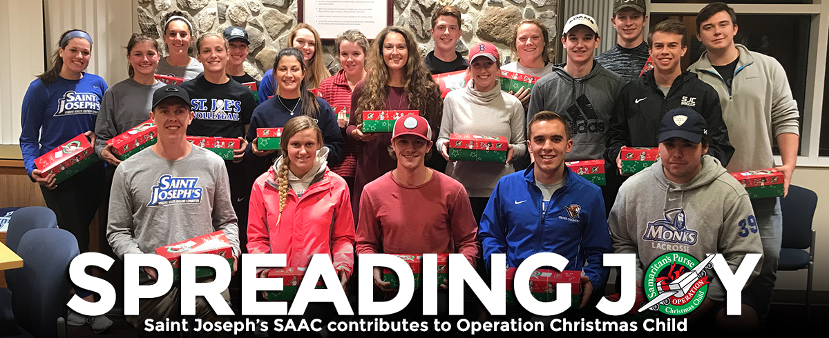 SJC SAAC Donates to Operation Christmas Child for Sixth-Consecutive Year