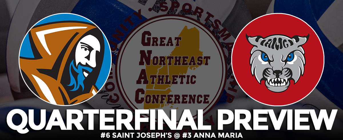 GNAC TOURNAMENT QUARTERFINAL PREVIEW: #6 Saint Joseph's @ #3 Anna Maria