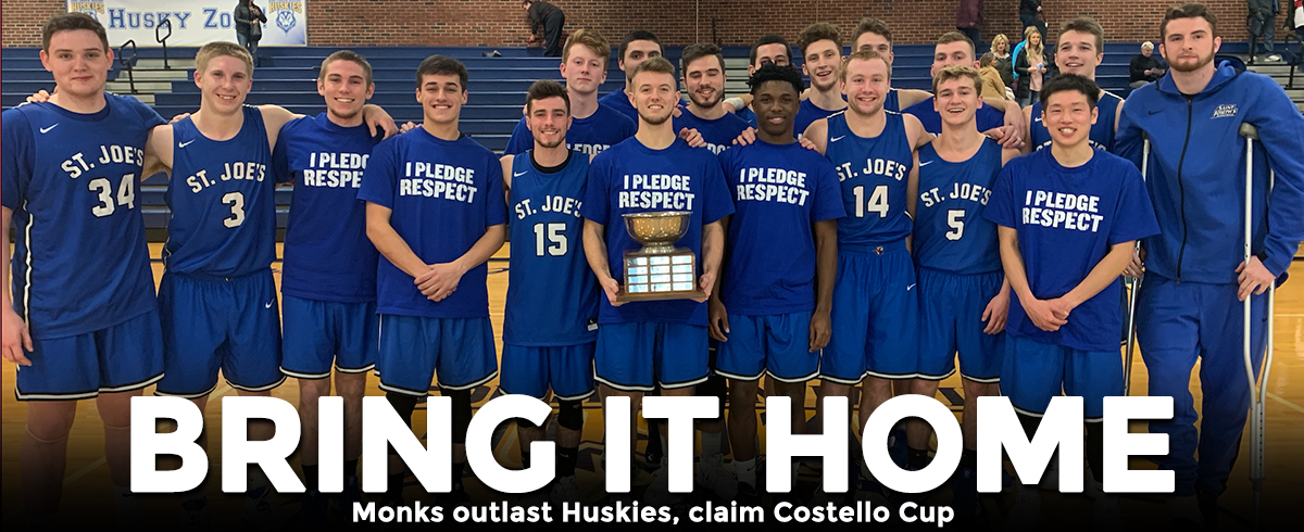 Monks Outlast Huskies, Claim Costello Cup