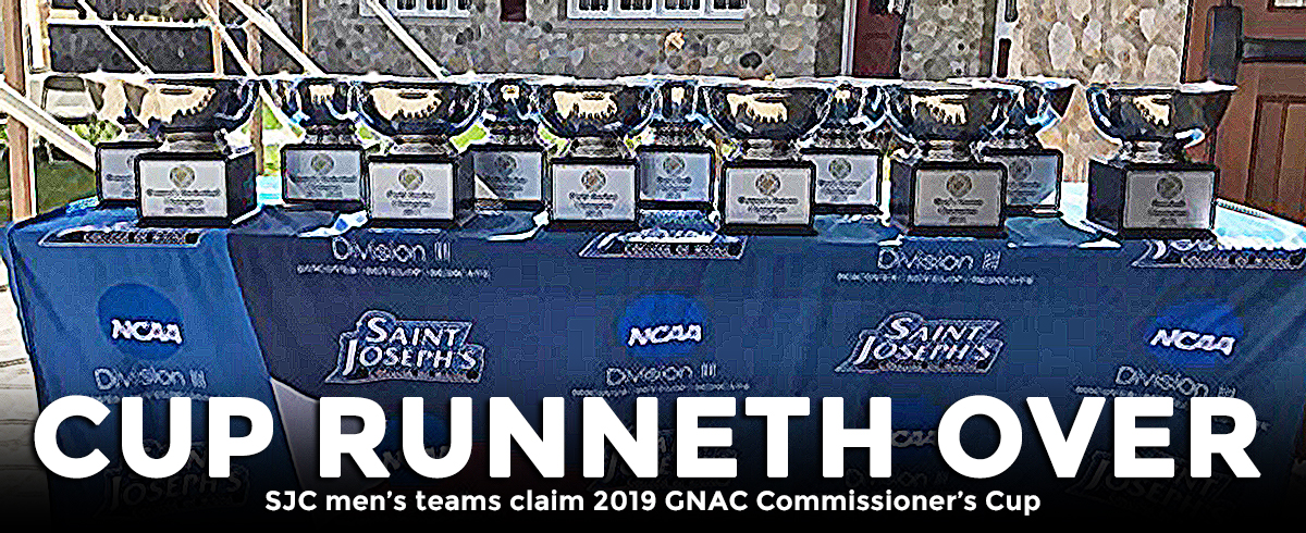Saint Joseph’s Men’s Teams Claim GNAC Commissioner’s Cup