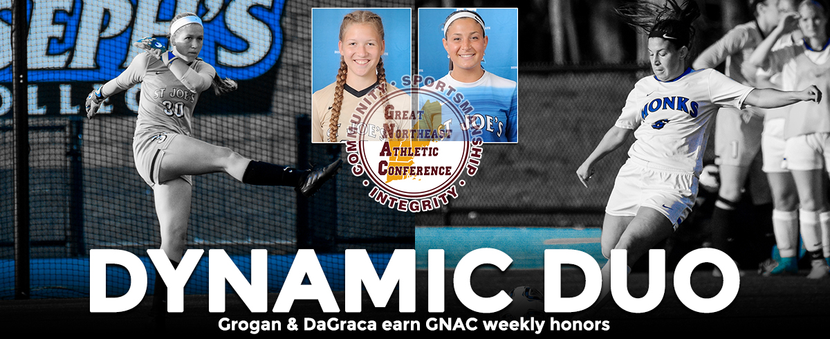 Grogan & DaGraca Claim GNAC Weekly Honors