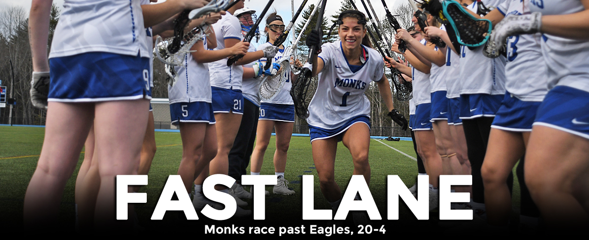 Monks Race Past Eagles, 20-4