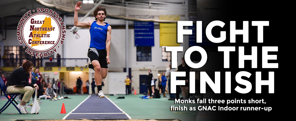 Monks Finish as Runner-up at Inaugural GNAC Indoor Track & Field Championship