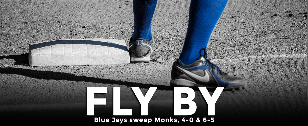 Blue Jays Sweep Monks in GNAC Action, 4-0 & 6-5