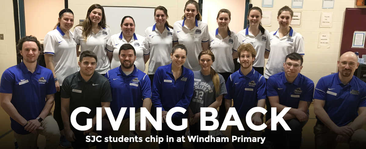 SJC students chip in at Windham Primary