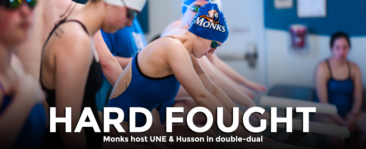 Monks Host UNE & Husson in Double-Dual