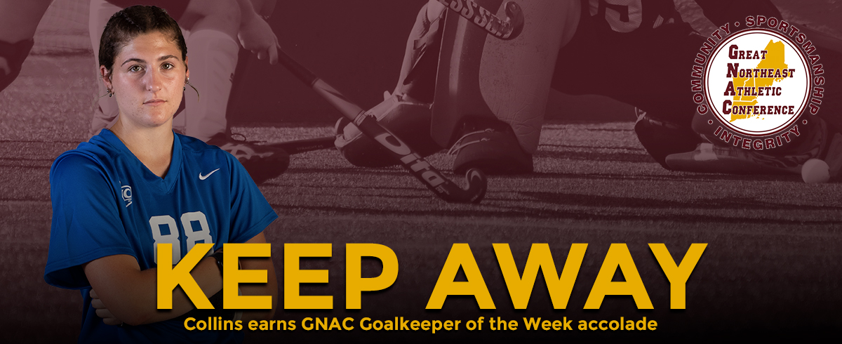 Collins Named GNAC Goalkeeper of the Week